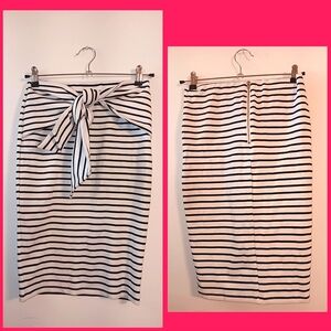 Chic stripe skirt CLEARANCE